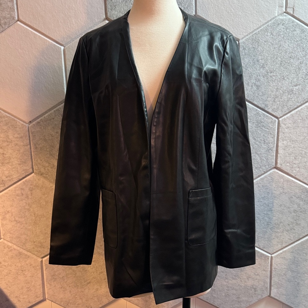 Calvin Klein Black Leather Jacket